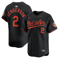 Baltimore Orioles Gunnar Henderson Black jersey – view 1