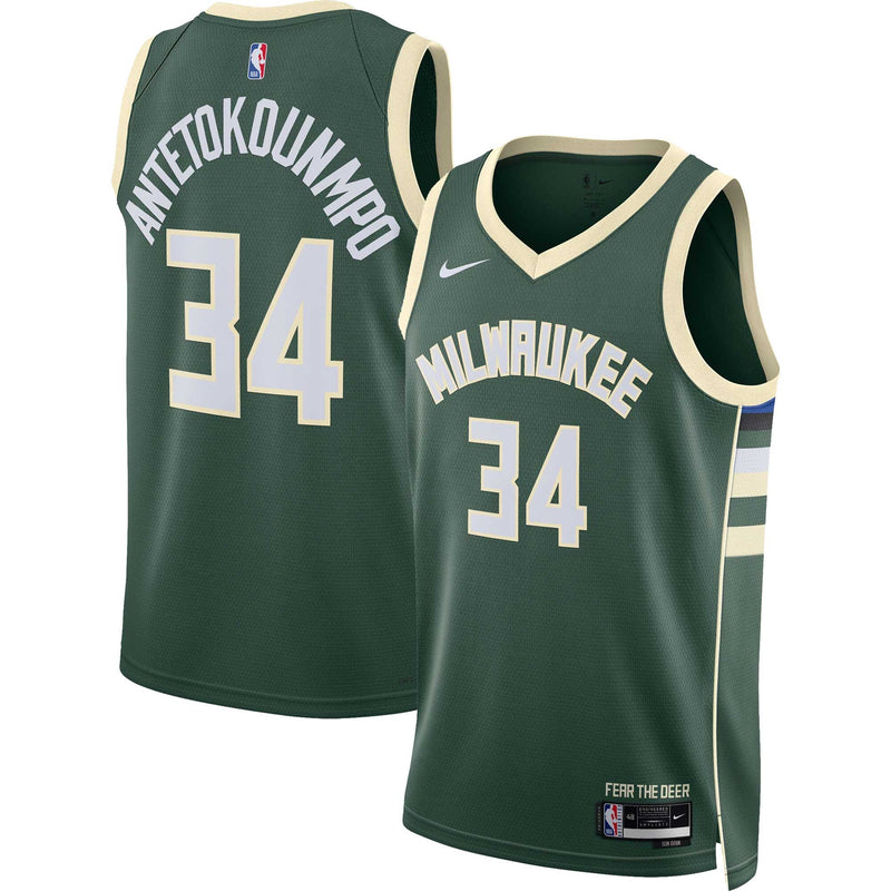 Milwaukee Bucks Giannis Antetokounmpo jersey – view 1