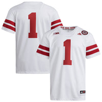adidas Nebraska Huskers White jersey – view 2