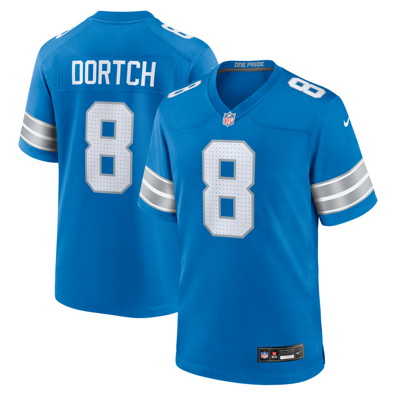 Detroit Lions Greg Dortch Blue jersey – view 1