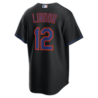 New York Mets Francisco Lindor Black jersey – view 4