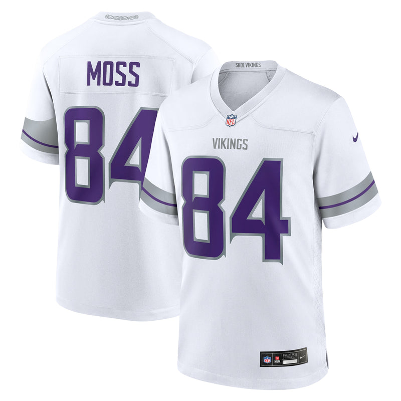 Minnesota Vikings Randy Moss White jersey – view 1