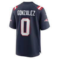 New England Patriots Christian Gonzalez Navy jersey – view 4