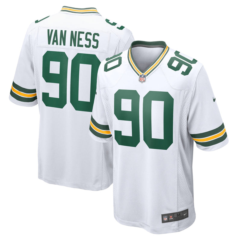 Green Bay Packers Lukas Van Ness White jersey – view 1