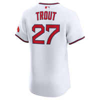 Los Angeles Angels Mike Trout White jersey – view 4