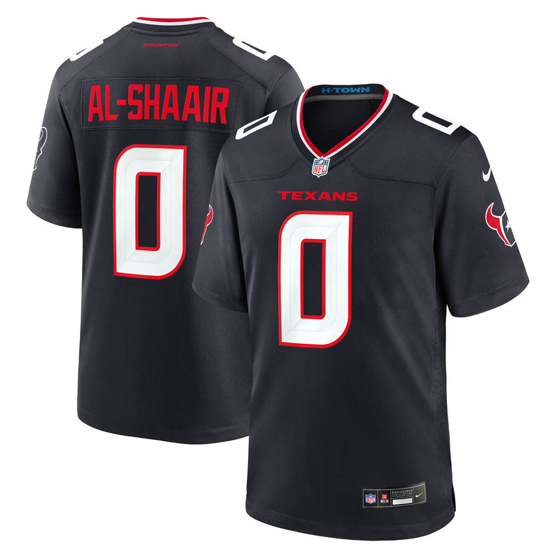 Houston Texans Azeez Al-Shaair Navy jersey – view 1