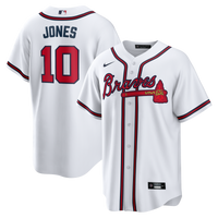 Atlanta Braves Chipper Jones White jersey – view 1