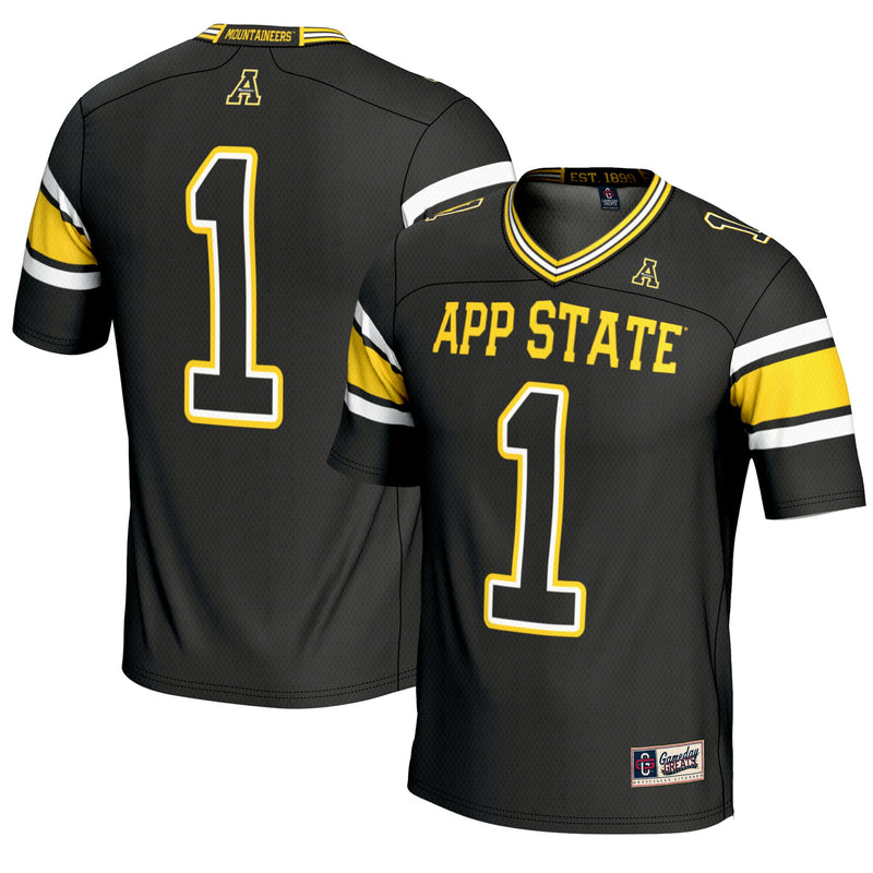 Appalachian State Mountaineers Endzone Black jersey – view 1