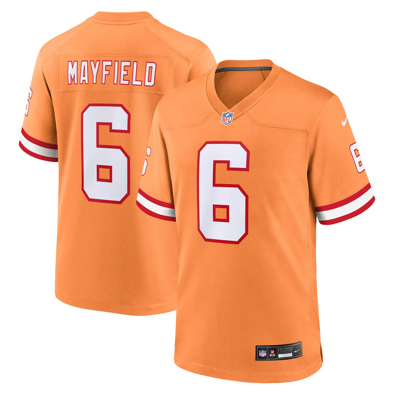 Tampa Bay Buccaneers Baker Mayfield Orange jersey – view 1