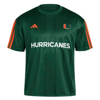 Miami Hurricanes adidas Green jersey – view 3