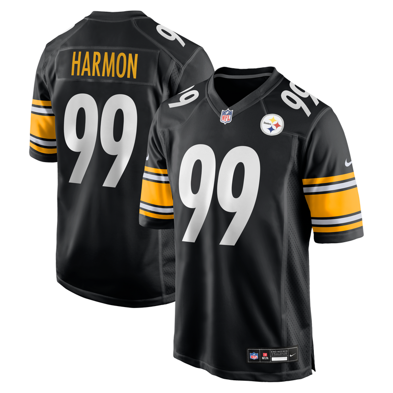 Pittsburgh Steelers Derrick Harmon Black jersey – view 1