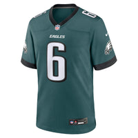 Philadelphia Eagles DeVonta Smith Green jersey – view 3