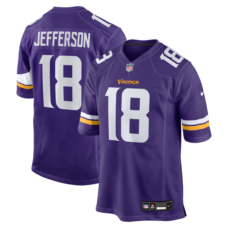 Minnesota Vikings Justin Jefferson Purple jersey – view 1