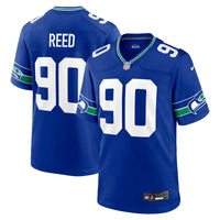 Seattle Seahawks Jarran Reed Royal jersey – view 2