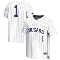 BYU Cougars Lightweight Baseball White jersey – view 1
