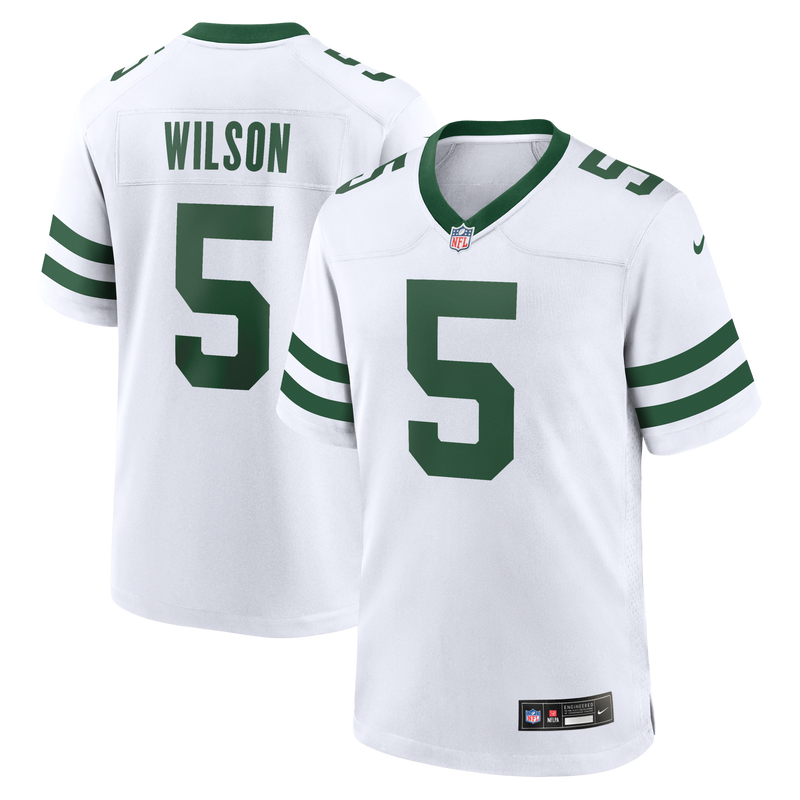 New York Jets Garrett Wilson White jersey – view 1
