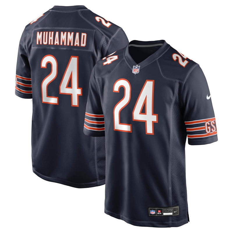 Chicago Bears Malik Muhammad Navy jersey – view 1