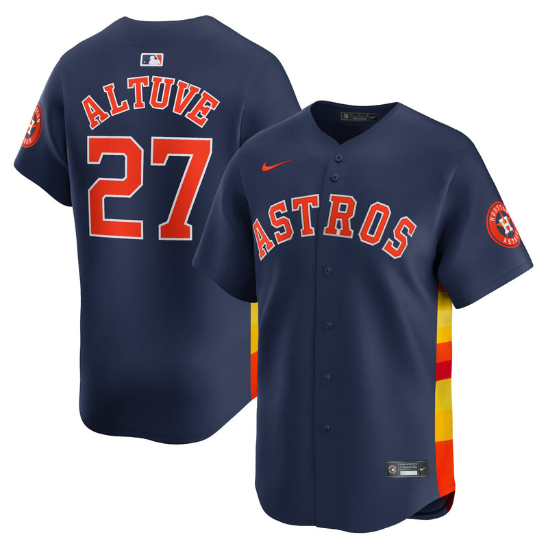 Houston Astros Jose Altuve Navy jersey – view 1