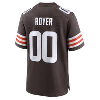 Cleveland Browns Joe Royer Brown jersey – view 3