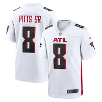 Atlanta Falcons Kyle Pitts Sr. White jersey – view 1