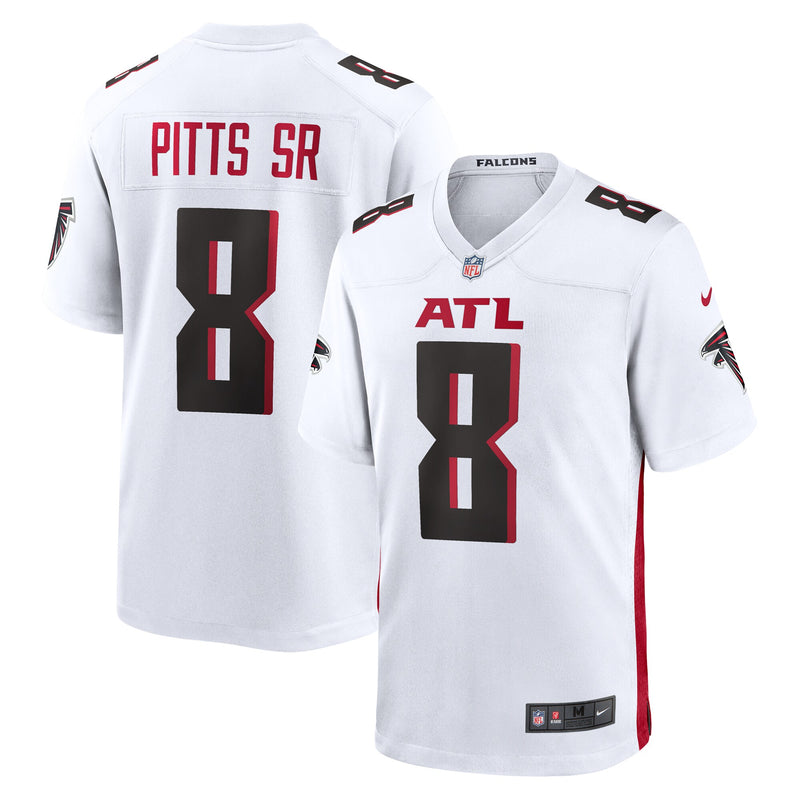 Atlanta Falcons Kyle Pitts Sr. White jersey – view 1