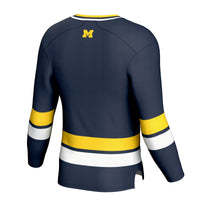 Michigan Wolverines Spirit Hockey Navy jersey – view 4