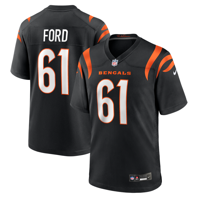 Cincinnati Bengals Cody Ford Black jersey – view 1