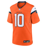 Denver Broncos Bo Nix Orange jersey – view 3