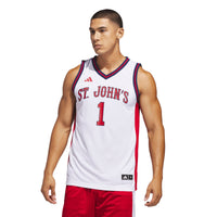 adidas St. John's Red Storm White jersey – view 1