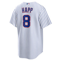 Chicago Cubs Ian Happ White jersey – view 4