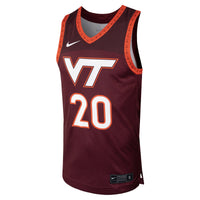 Virginia Tech Hokies Maroon jersey – view 3