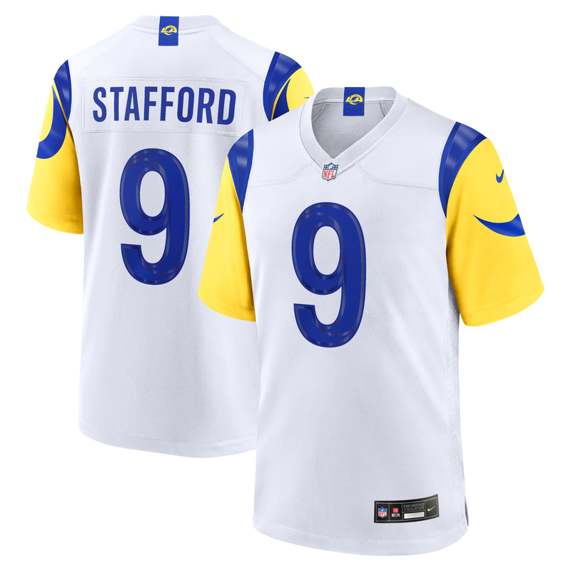 Los Angeles Rams Matthew Stafford White jersey – view 1