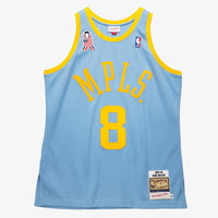 Mitchell & Ness Kobe Bryant Powder Blue Los Angeles Lakers 2001/02 Hardwood Classics Authentic Player Jersey – view 2
