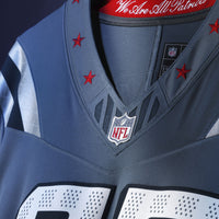 New England Patriots Hunter Henry Blue jersey – view 6