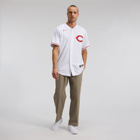 Cincinnati Reds Elly De La Cruz White jersey – view 5
