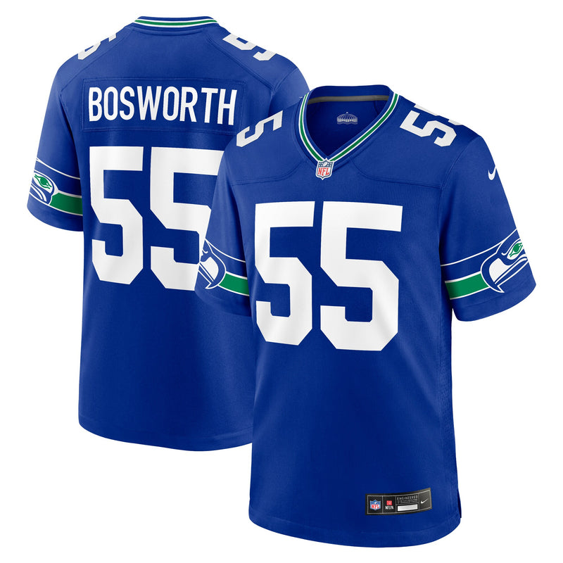 Seattle Seahawks Brian Bosworth Royal jersey – view 1