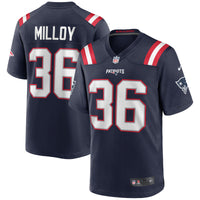 New England Patriots Lawyer Milloy Navy jersey – view 2