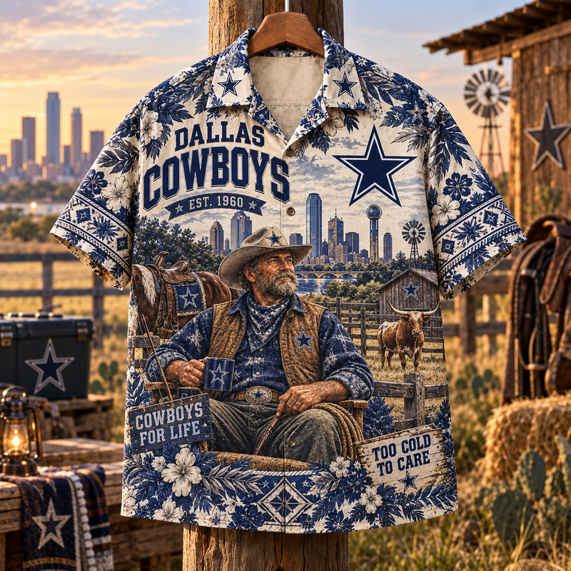 Dallas For Life Hawaiian Shirt – view 1