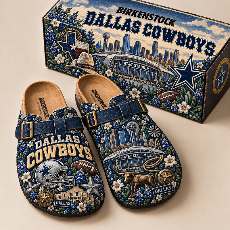 Dallas Gameday Bloom Clogs – view 1