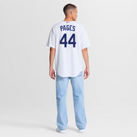 Los Angeles Dodgers Andy Pages White jersey – view 6