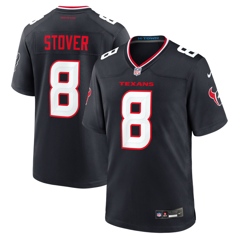 Houston Texans Cade Stover Navy jersey – view 1