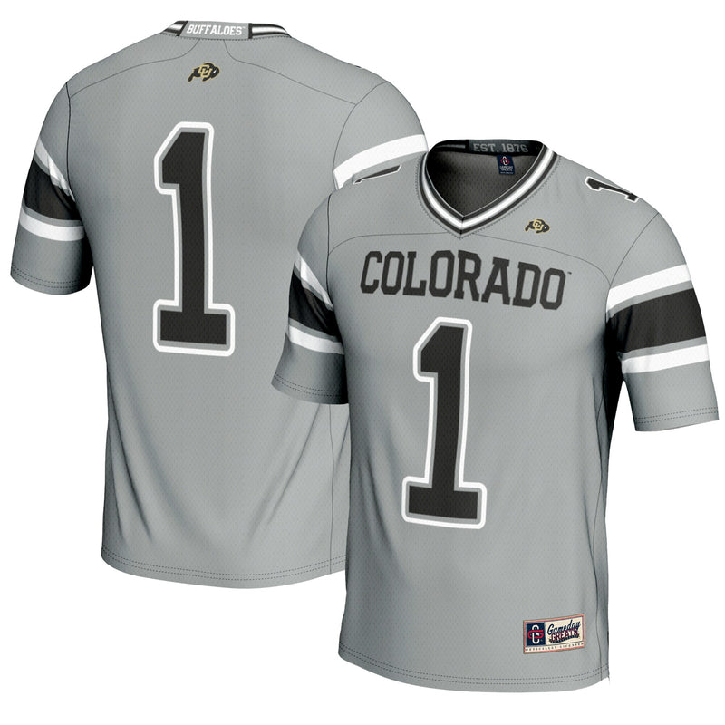 Colorado Buffaloes Gray jersey – view 1