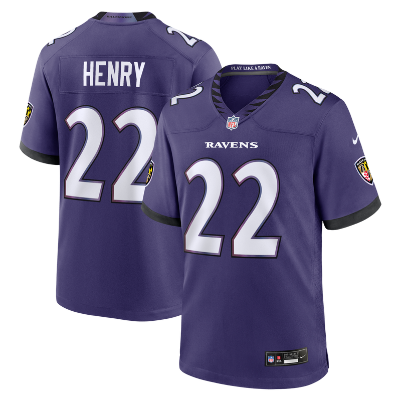 Baltimore Ravens Derrick Henry Purple jersey – view 1