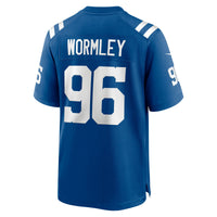 Indianapolis Colts Chris Wormley Royal jersey – view 4