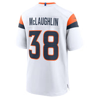 Denver Broncos Jaleel McLaughlin White jersey – view 4
