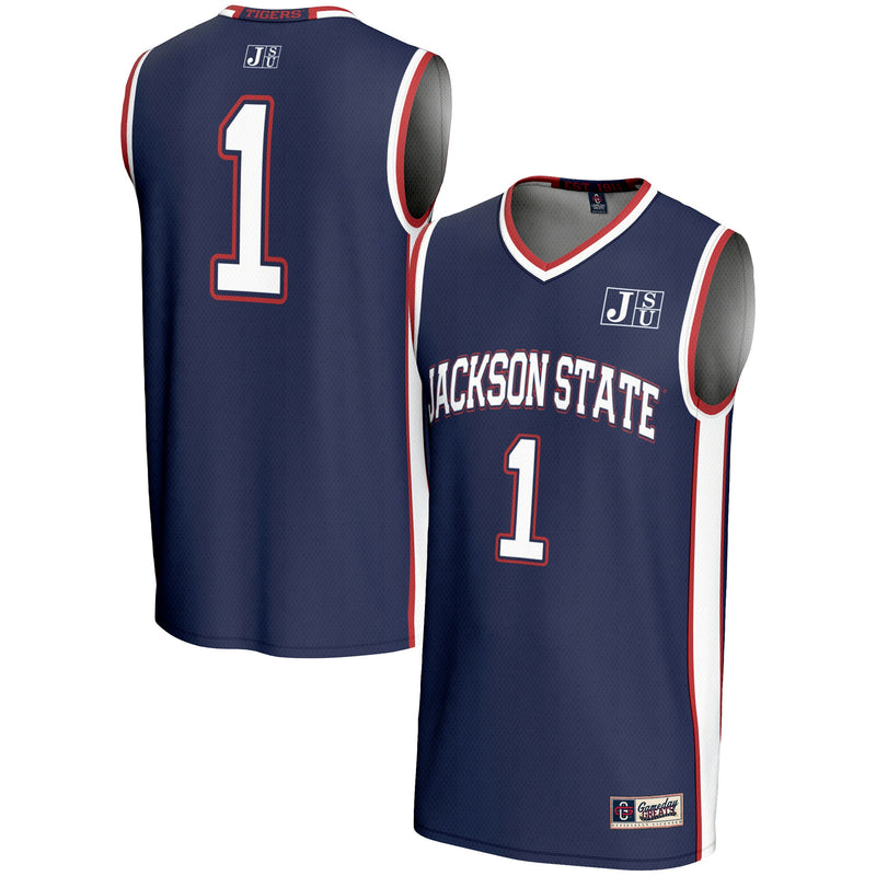 Jackson State Tigers Navy jersey – view 1