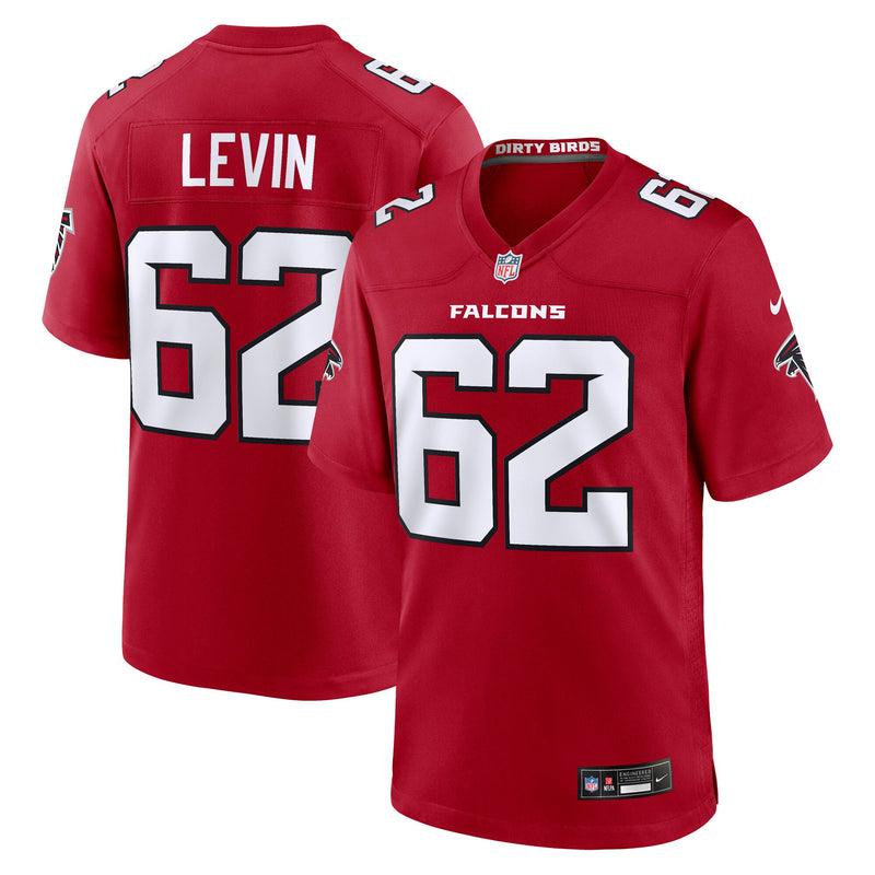 Atlanta Falcons Corey Levin Red jersey – view 1