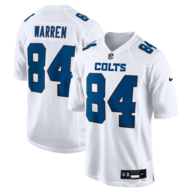 Indianapolis Colts Tyler Warren White jersey – view 1