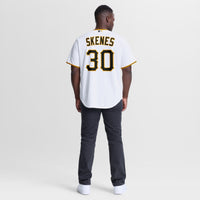 Pittsburgh Pirates Paul Skenes White jersey – view 6