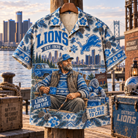 Detroit For Life Hawaiian Shirt – view 1